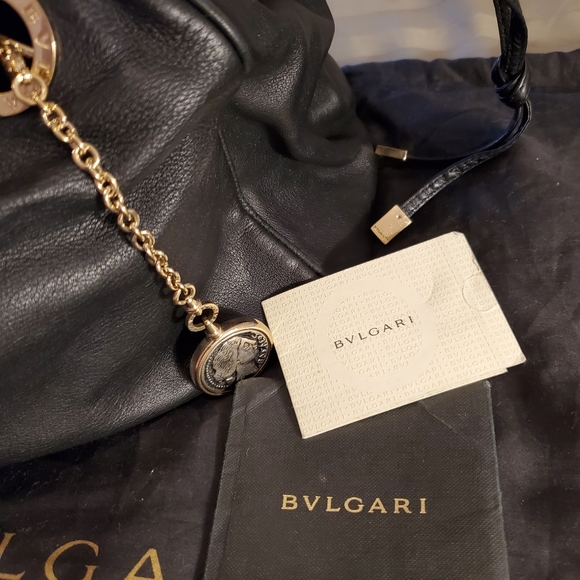 COPY - BVLGARI Black Leather Bonton Tote/… - Picture 6 of 8